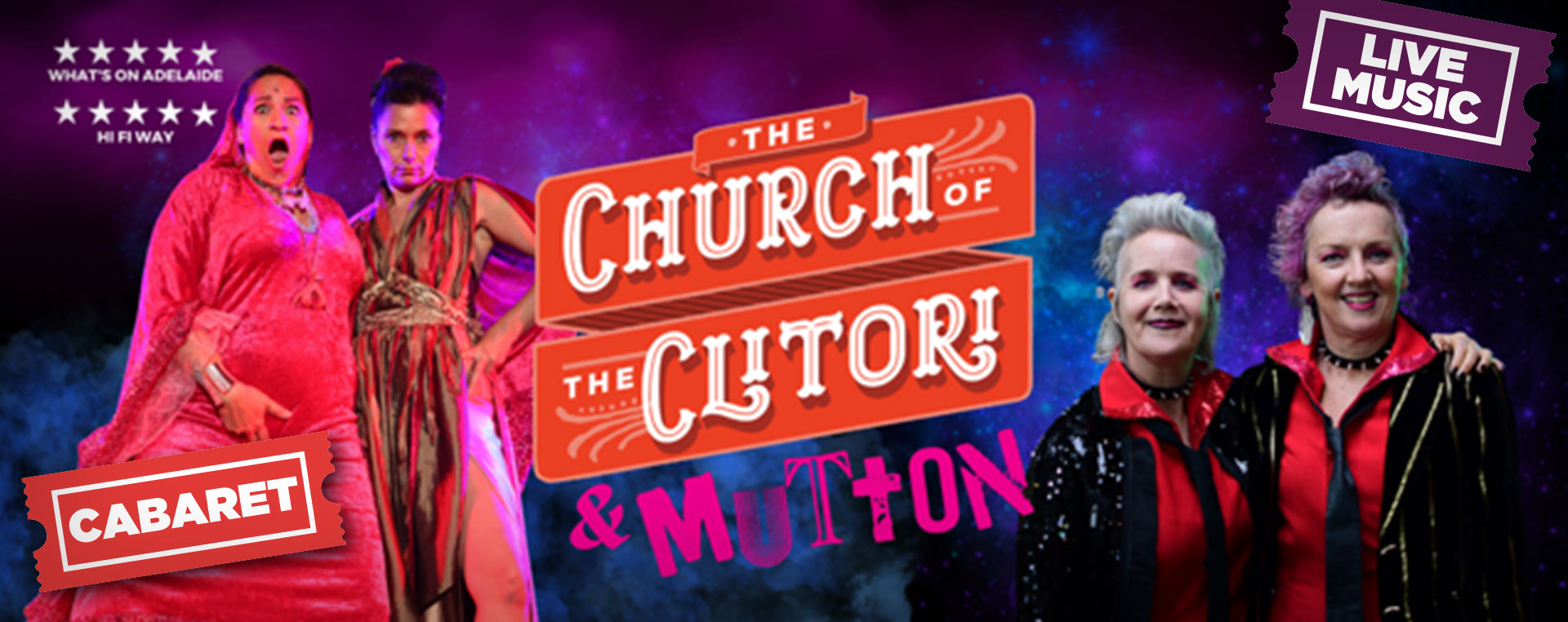 Church of the Clitori & Mutton 14–15 Feb NSW