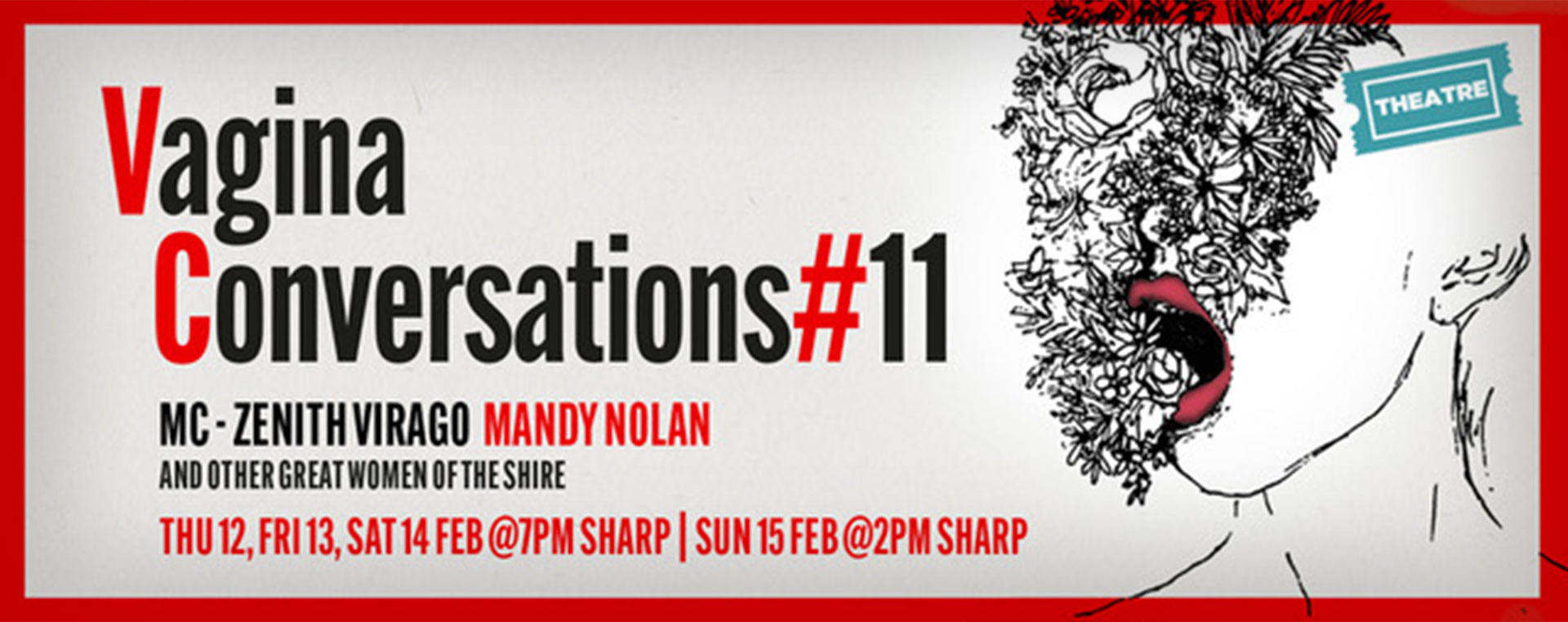 Vagina Conversations #11 12–15 Feb NSW
